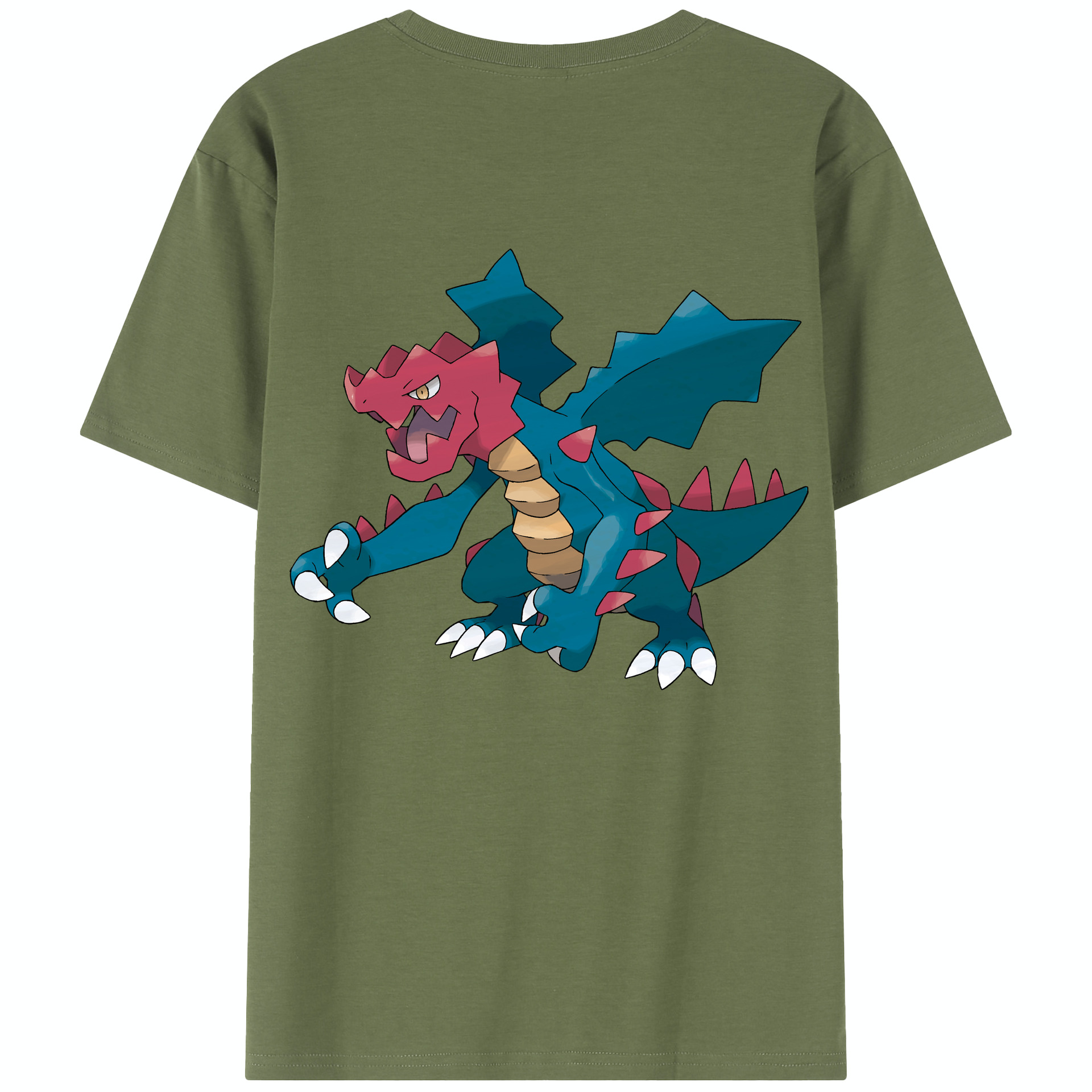 （画像用） ポケットモンスター Pokémon 綿100％半袖Tシャツ（背面プリント）